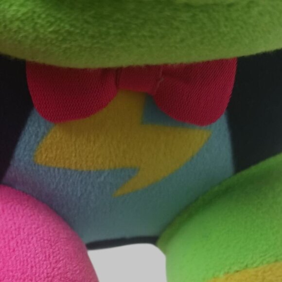 Five Nights At Freddys Blacklight Glamrock  Plush Bear Hat Neon Colors 8" - Picture 5 of 8